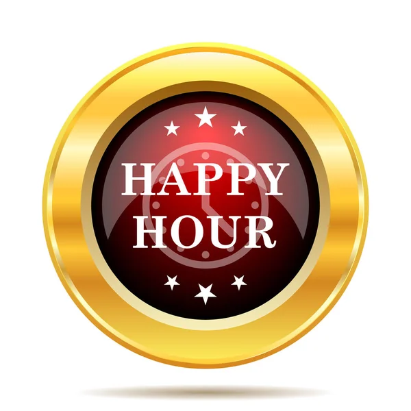 Happy hour-pictogram — Stockfoto