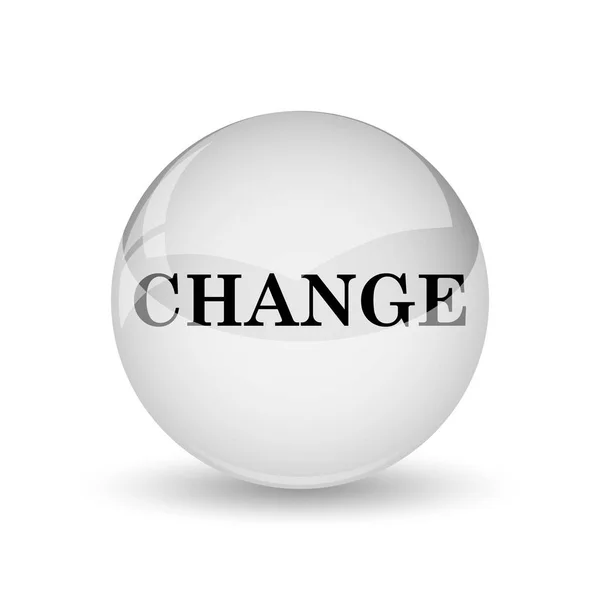 Change Icon Internet Button White Backgroun — Stock Photo, Image