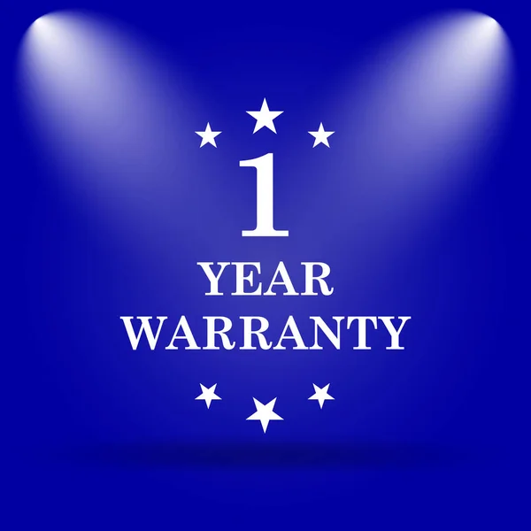 1 year warranty icon — Stock Photo, Image