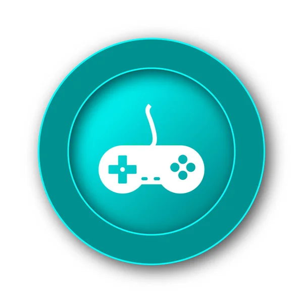 Gamepad Icon Internet Button White Backgroun — Stock Photo, Image