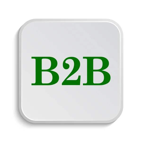 B2B Icon Internet Button White Background — Stock Photo, Image