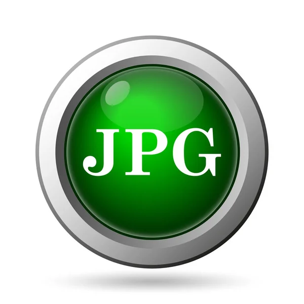 Jpg Icon Internet Button White Backgroun — Stock Photo, Image