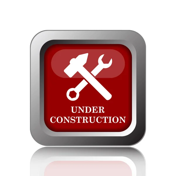 Construction Icon Internet Button White Backgroun — Stock Photo, Image