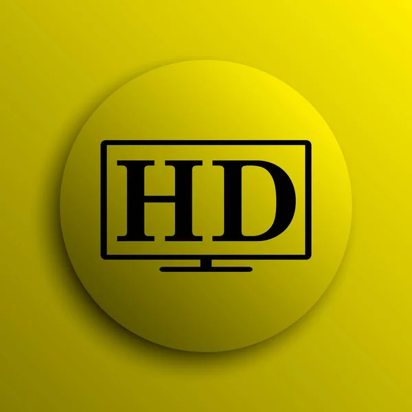 Hd icona tv — Foto Stock