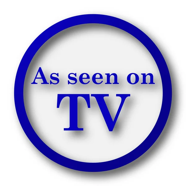 Como se ve en el icono de TV —  Fotos de Stock