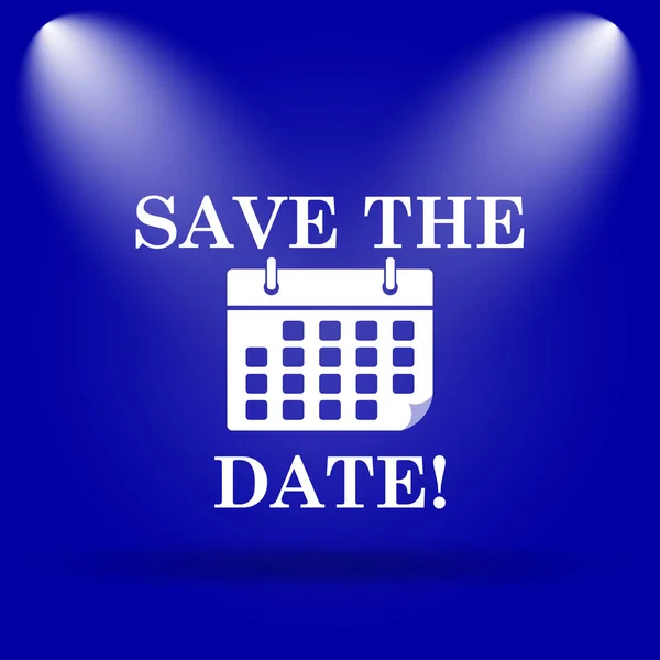 Save the date icon — Stock Photo, Image