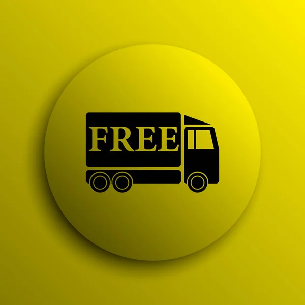 Free delivery truck icon — Stock Photo, Image