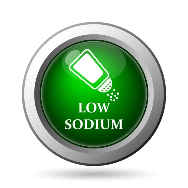 Low Sodium Icon Internet Button White Backgroun — Stock Photo, Image