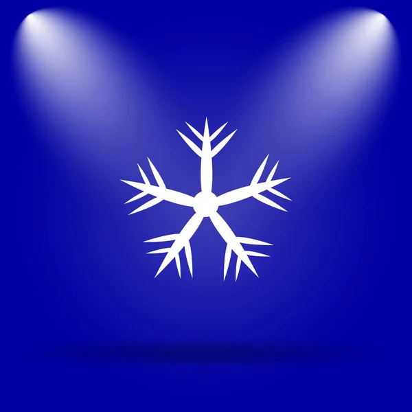 Icono de copo de nieve — Foto de Stock