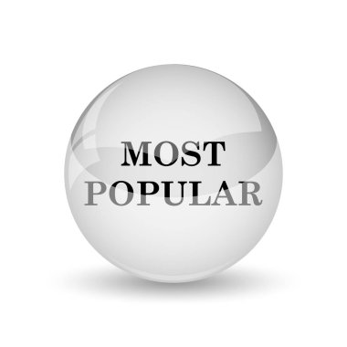 En popüler simgesi. Beyaz adam Internet düğmesini