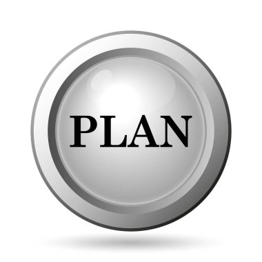 Planı simgesi. Beyaz arka plan üzerinde Internet düğmesi