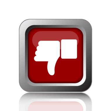 Başparmak simgesi. Beyaz adam Internet düğmesini