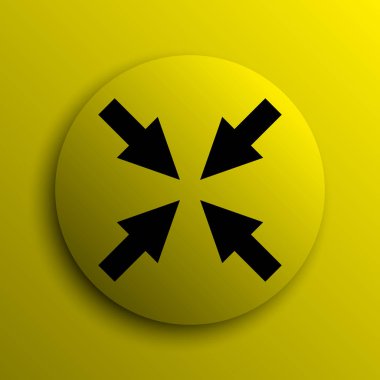 Çıkış tam ekran simgesini. Sarı Internet düğmesi