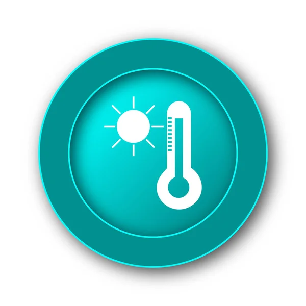 Sun and thermometer icon — Stock Photo, Image