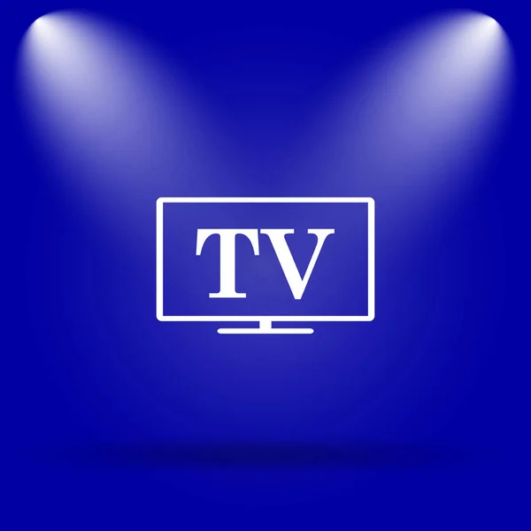 Ikona telewizji — Zdjęcie stockowe