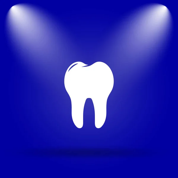 Зуб значок — стокове фото