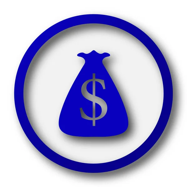 Dolar worek ikona — Zdjęcie stockowe