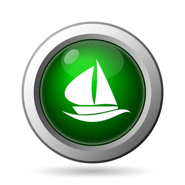 Zeilboot pictogram — Stockfoto