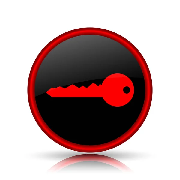 Key Icon Internet Button White Background — Stock Photo, Image