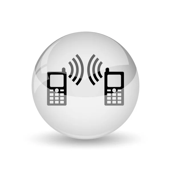 Communication Icon Internet Button White Backgroun — Stock Photo, Image
