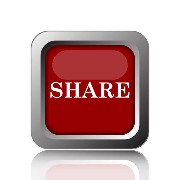 Share Icon Internet Button White Backgroun — Stock Photo, Image