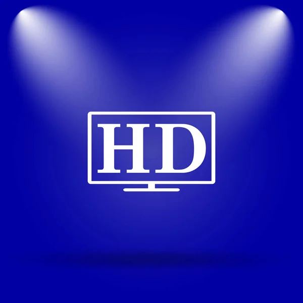 Hd icono de televisión — Foto de Stock