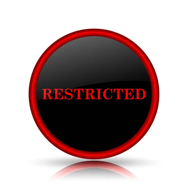 Restricted icon — Stock Photo, Image