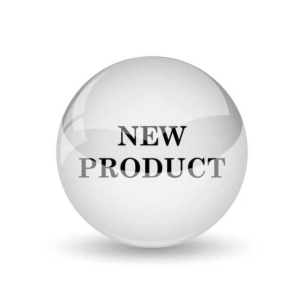 Yeni Ürün Simgesi Beyaz Adam Internet Düğmesini — Stok fotoğraf