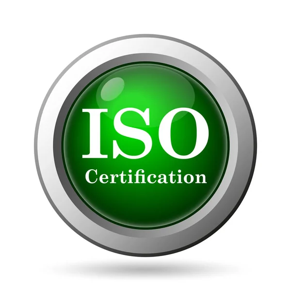 Значок сертификации iso — стоковое фото