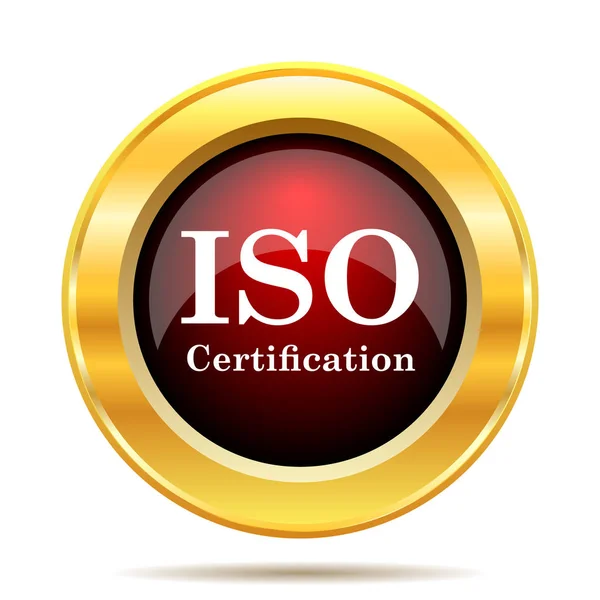 Iso icono de certificación —  Fotos de Stock