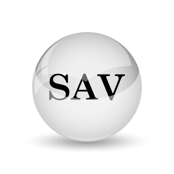 Sav Icon Internet Button White Backgroun — Stock Photo, Image