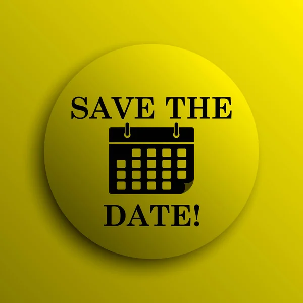 Save the date icon — Stock Photo, Image