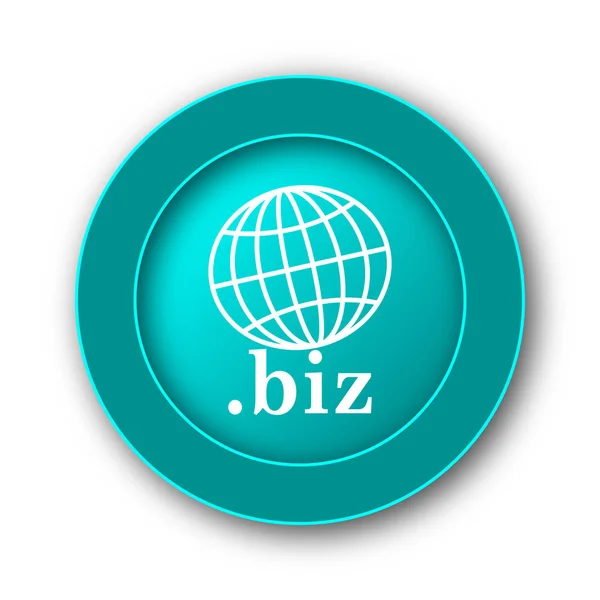 Икона Бизнеса Кнопка Интернет Белом Фоне — стоковое фото