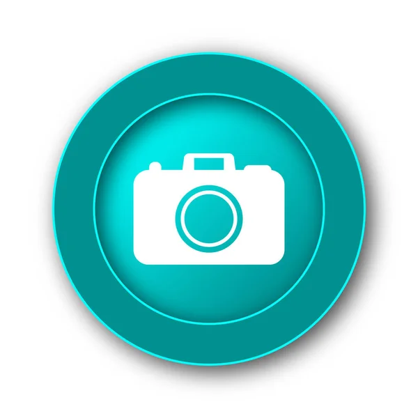 Fotokamera Symbol Internet Taste Auf Weißem Hintergrund — Stockfoto