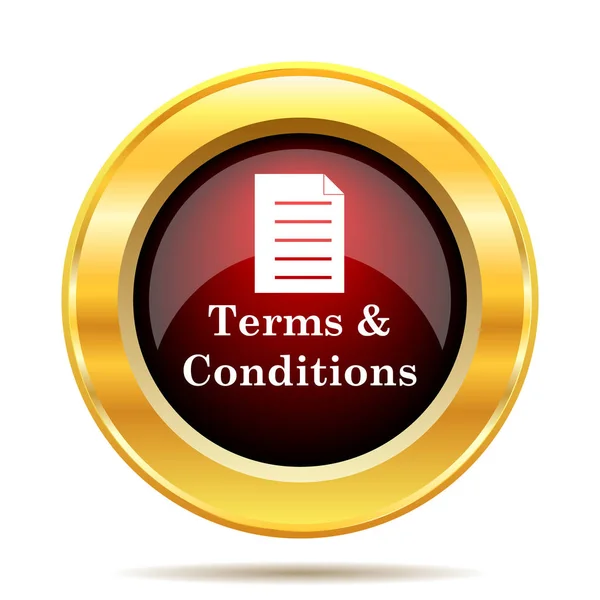 Terms and conditions icon — Stock Photo, Image