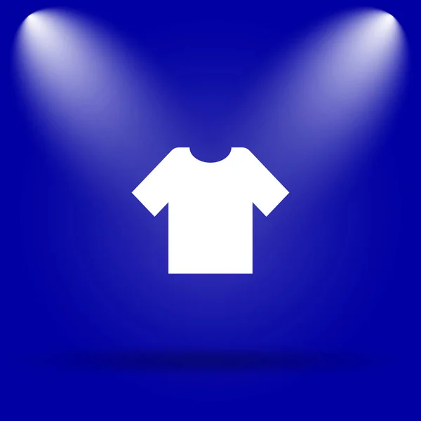 Short Icon Flat Icon Blue Background — Stock Photo, Image