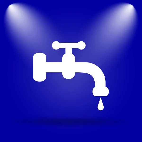 Water tap icon — Stock Photo, Image