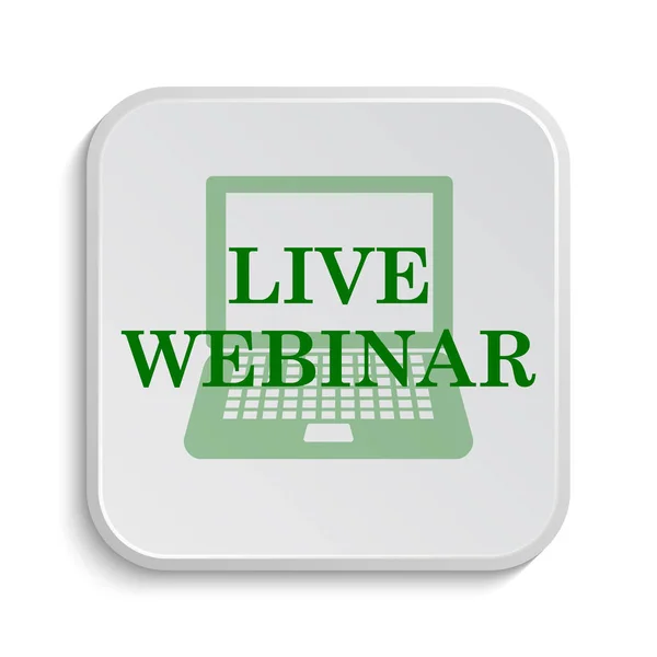 Live-Webinar-Symbol — Stockfoto