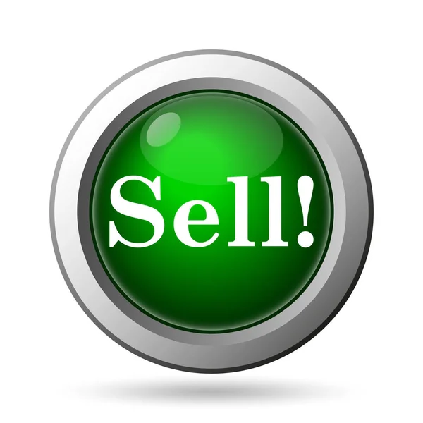 Sell Icon Internet Button White Backgroun — Stock Photo, Image