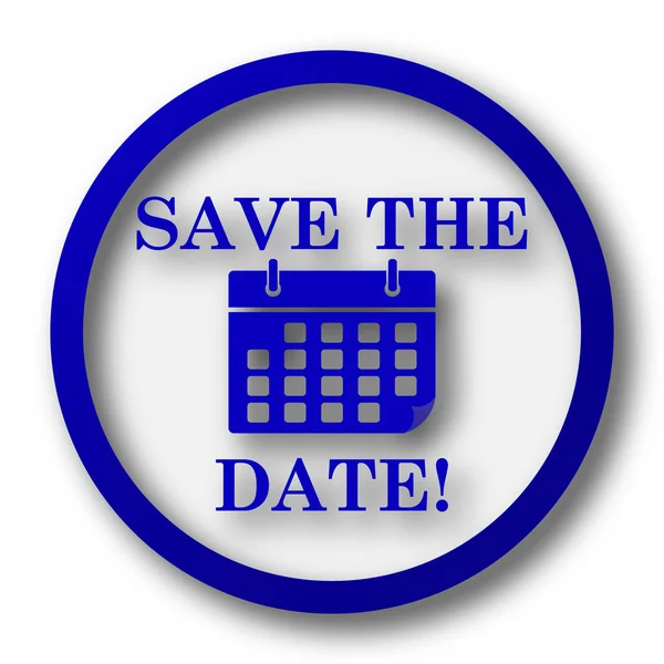 Save the date icon — Stock Photo, Image