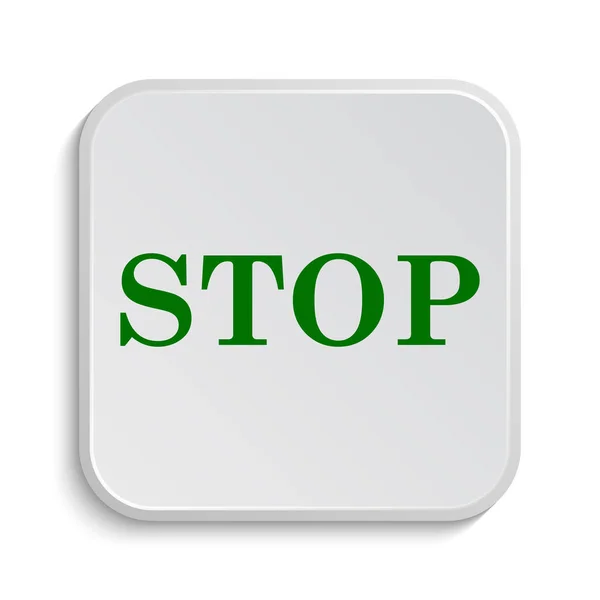 Icona di stop — Foto Stock