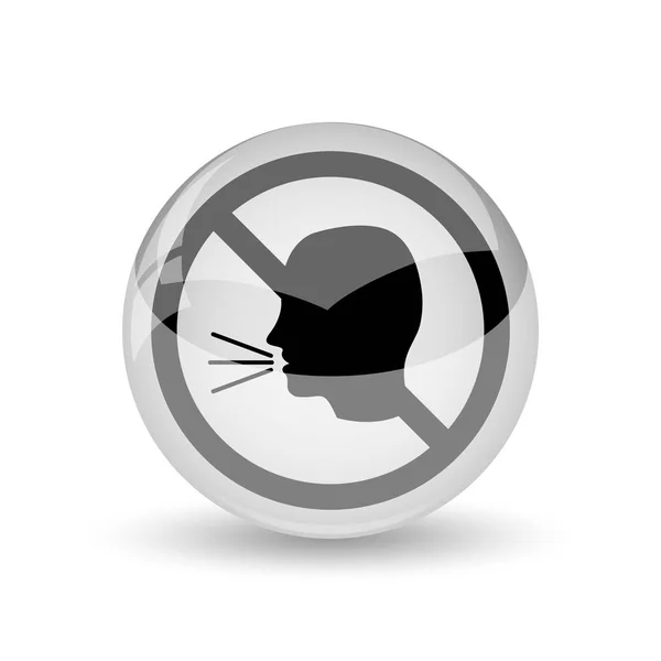 No talking icon — Stock Photo, Image