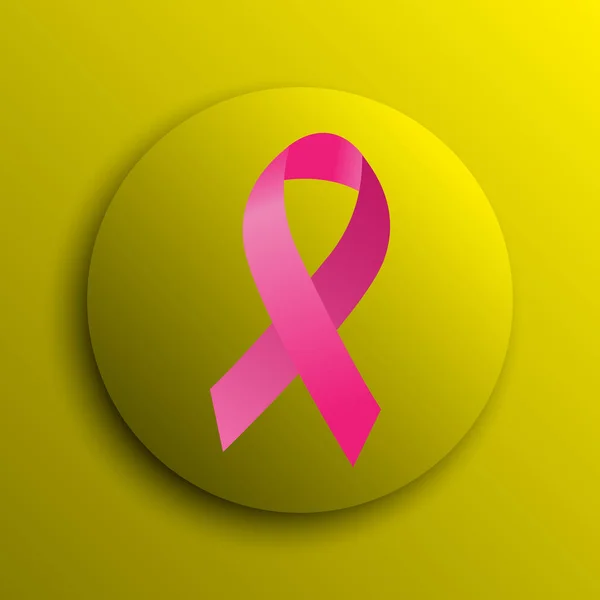 Ícone de fita de câncer de mama — Fotografia de Stock