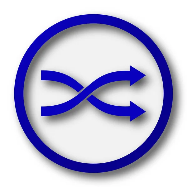 Shuffle-Symbol — Stockfoto