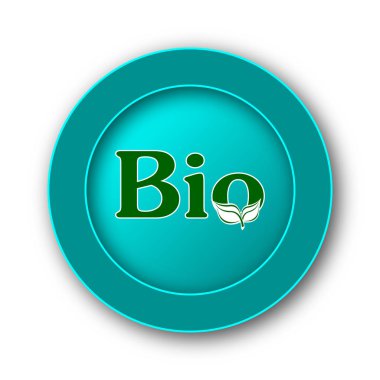 Biyo simgesi. Beyaz adam Internet düğmesini