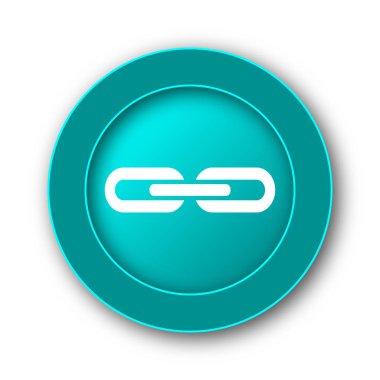 Bağlantı simgesini. Beyaz adam Internet düğmesini