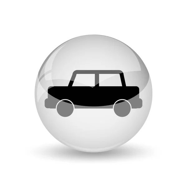 Auto Ikone Internet Taste Auf Weißem Hintergrund — Stockfoto