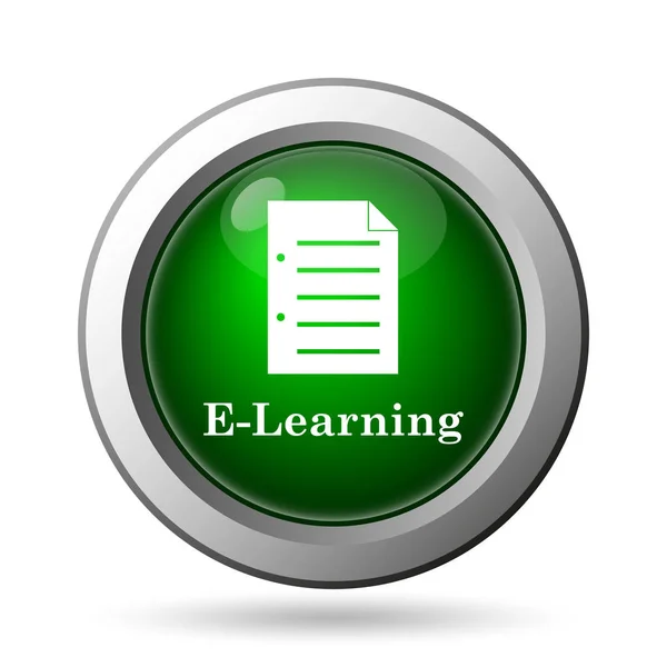 Icona e-learning — Foto Stock