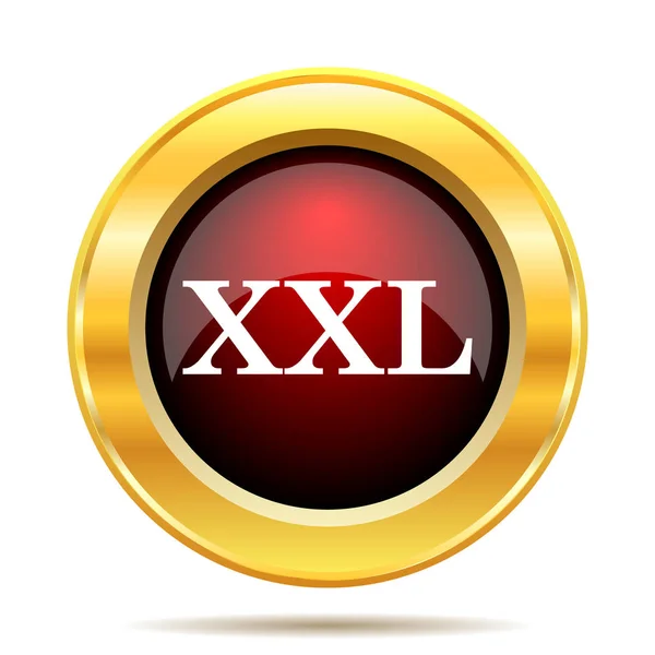 Xxl 通常アイコン 白い背景の上のインター ネット ボタン — ストック写真