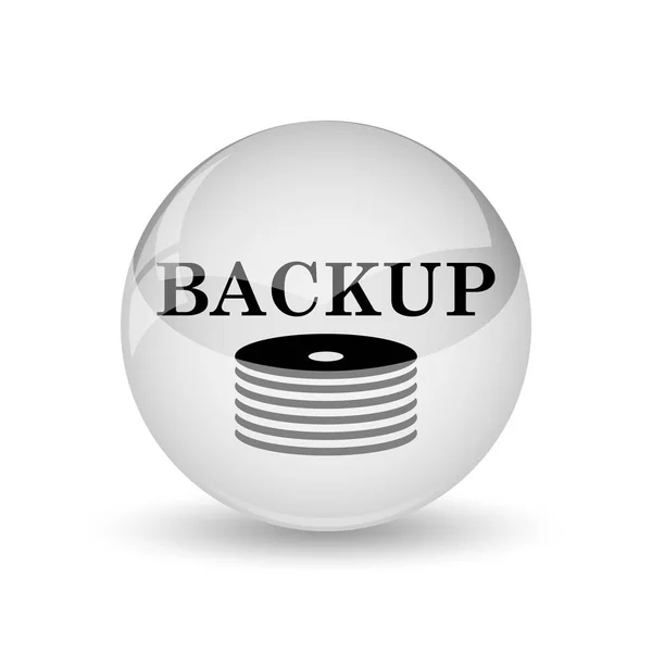 Back Icon Internet Button White Backgroun — Stock Photo, Image